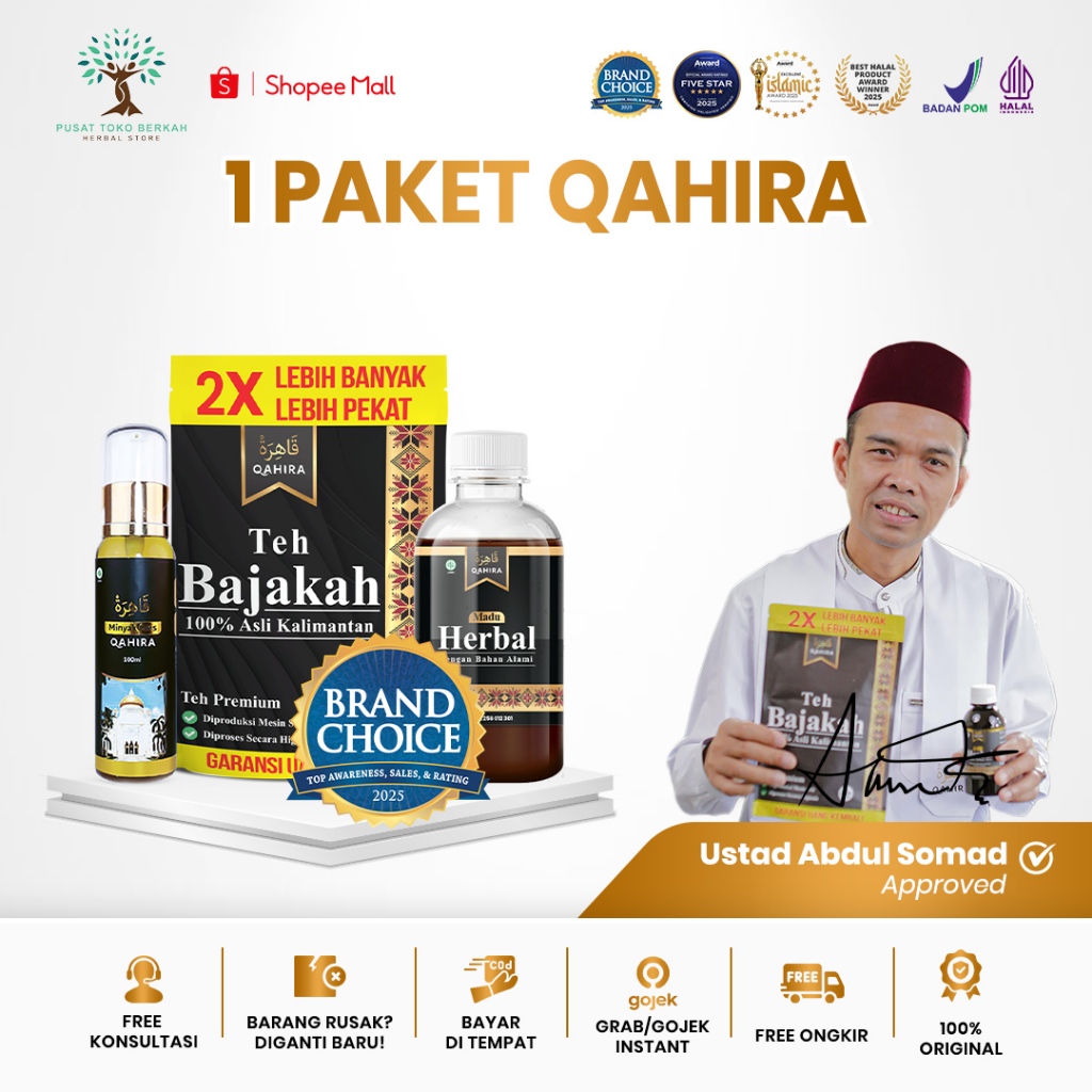 

Qahira - Teh Qahira 1 Pcs | Teh Bajakah Untuk Menyembuh Segala Penyakit