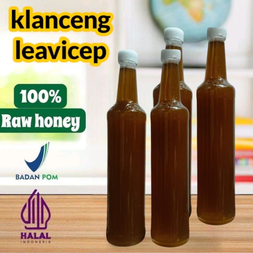 Madu Klanceng Kelulut Lebah Trigona Asli 100%  kualitas Super (350 gr/750 gr)