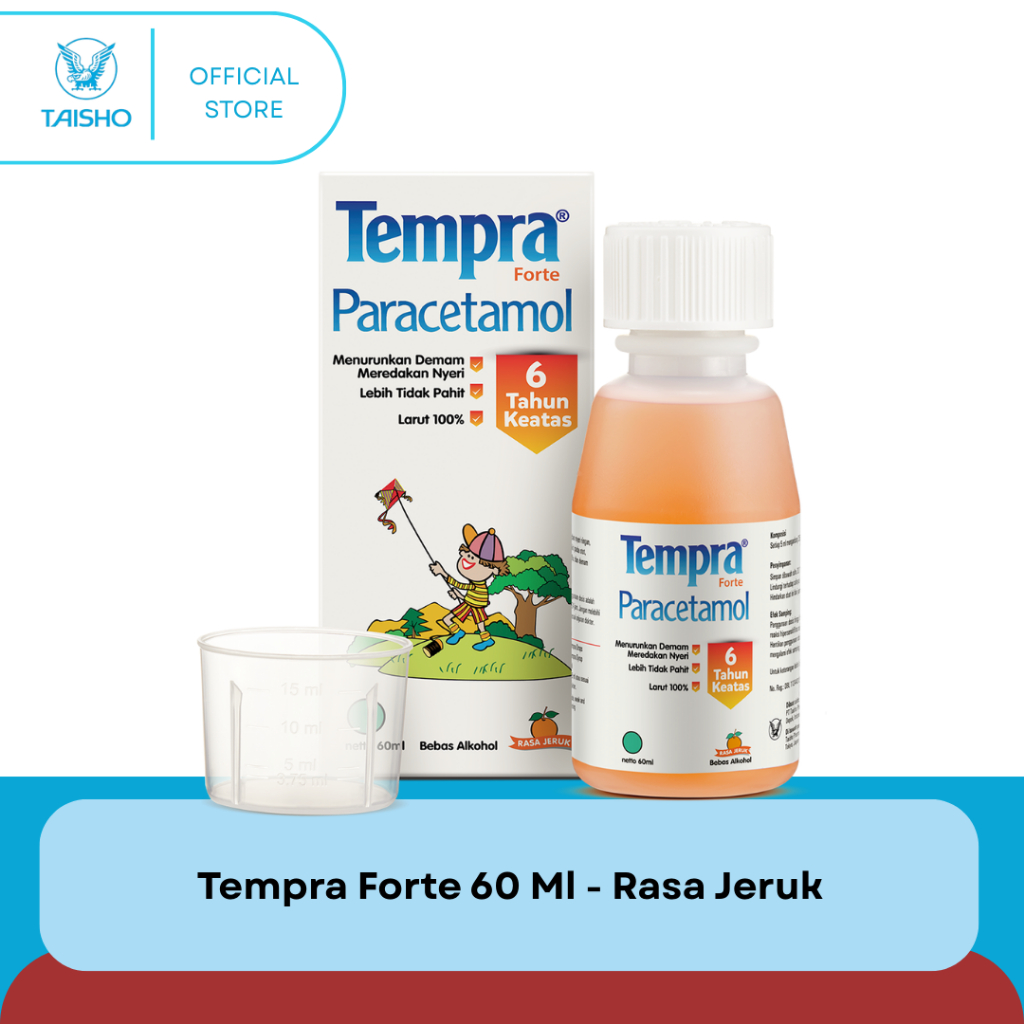 Tempra Forte Paracetamol Anak Rasa Jeruk 60ml