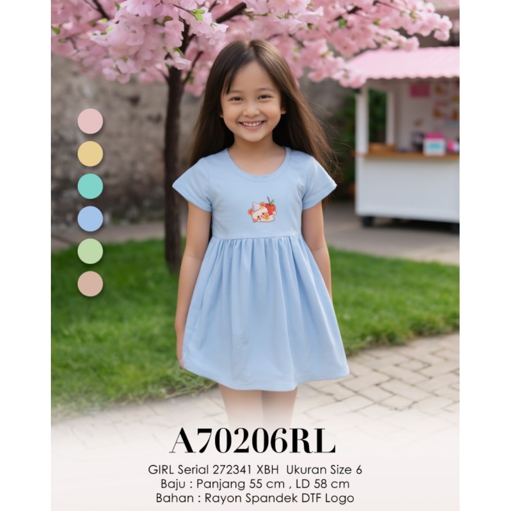 Lemone daster anak size 4