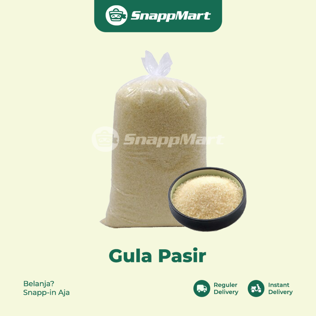 

Gula Pasir Kemasan Sugar - INSTANT / SAMEDAY / REGULER - Bahan Masak & Bumbu