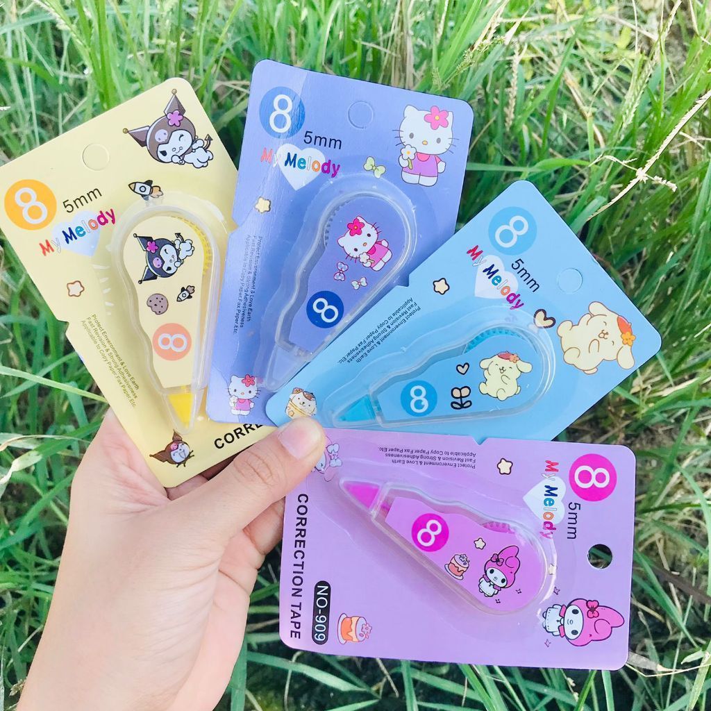 Tipe X Roll Tipex Karakter Lucu tip-ex Kertas Fancy Karakter Correction Tape Jumbo