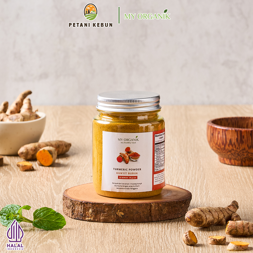 

MY ORGANIK KUNYIT KUNING BUBUK TANPA CAMPURAN ASLI 100% ORIGINAL 45GR 85GR 140GR TUMERIC POWDER KUNIR BUBUK BAHAN POKOK