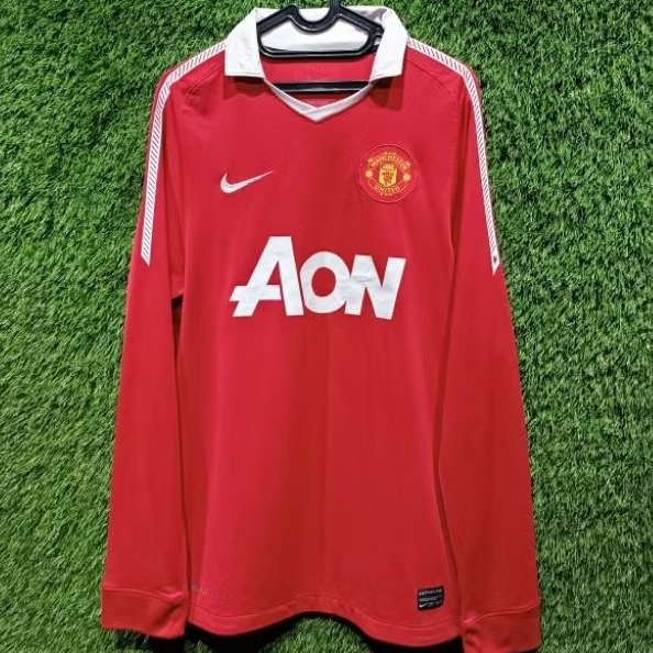 Jersey Manchester United Original 2010-2011 Home Longsleeve Small