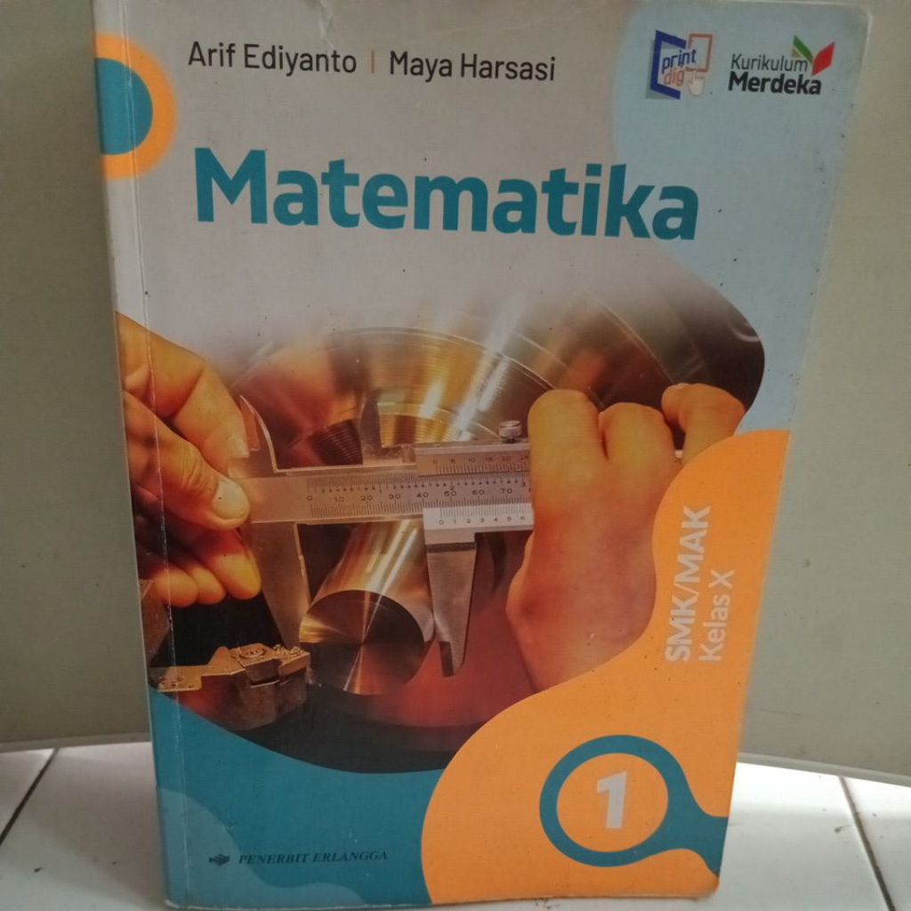 Buku bekas Matematika SMK kelas X erlangga original
