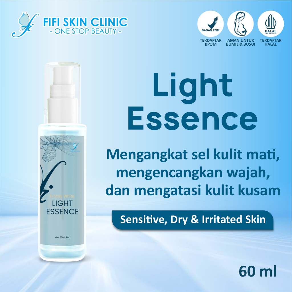 FI TONER LIGHT ESSENCE dr Fifi Festiany FIFI SKIN CLINIC / Toner Pencerah Wajah