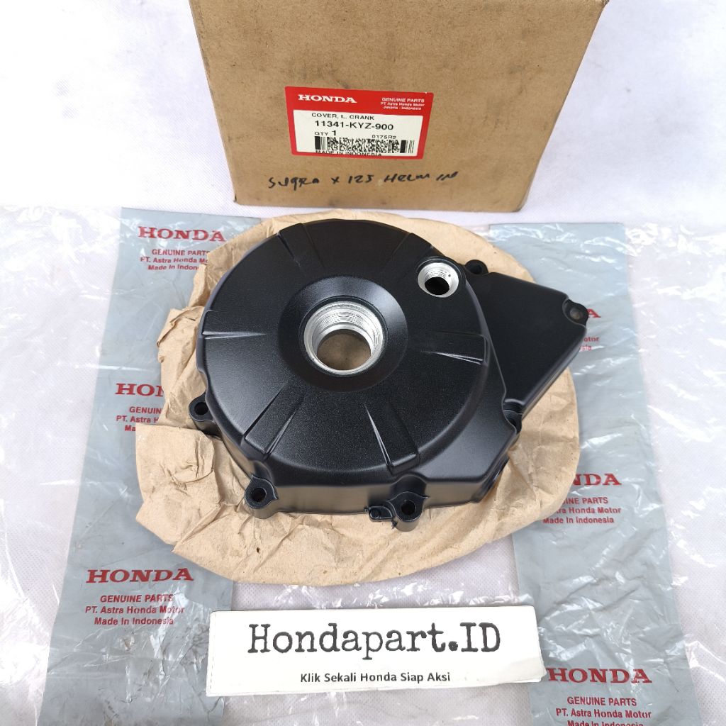 11341-KYZ-900 Crankcase Cover Tutup Bak Magnet Magnit Supra X 125 Helm In Blade 125 Fi Original AHM 