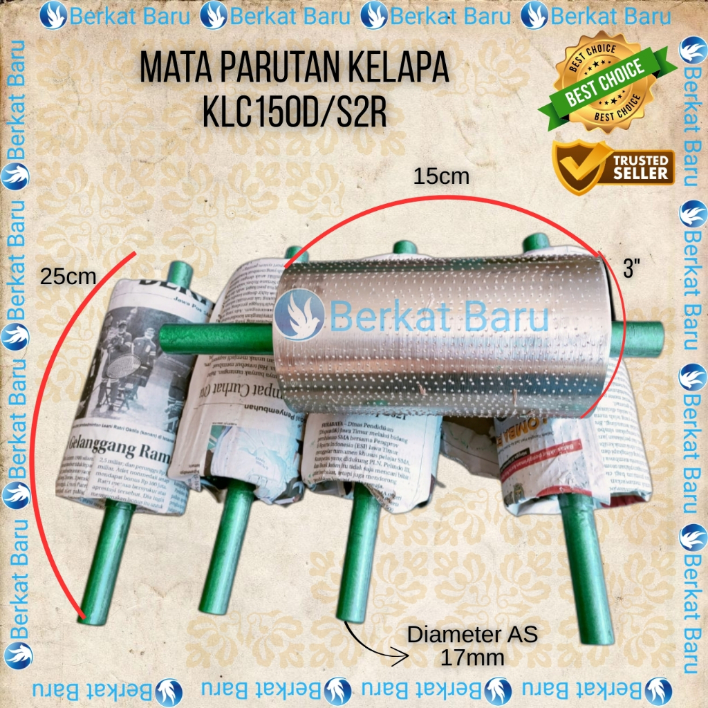 Mata parutan kelapa KLC150 Roll parutan kelapa/Pisau parutan/Mata parut kelapa