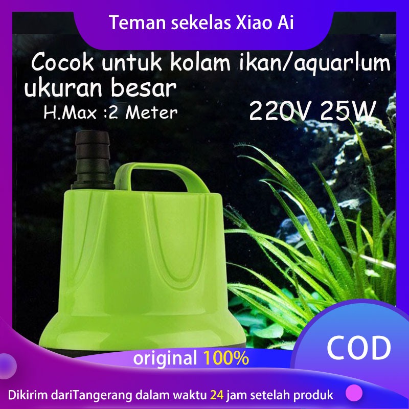 GOOJODOQ Pompa air Celup Aquarium pompa air akuarium Daya isap super serbaguna Pompa Air Aquarium Po