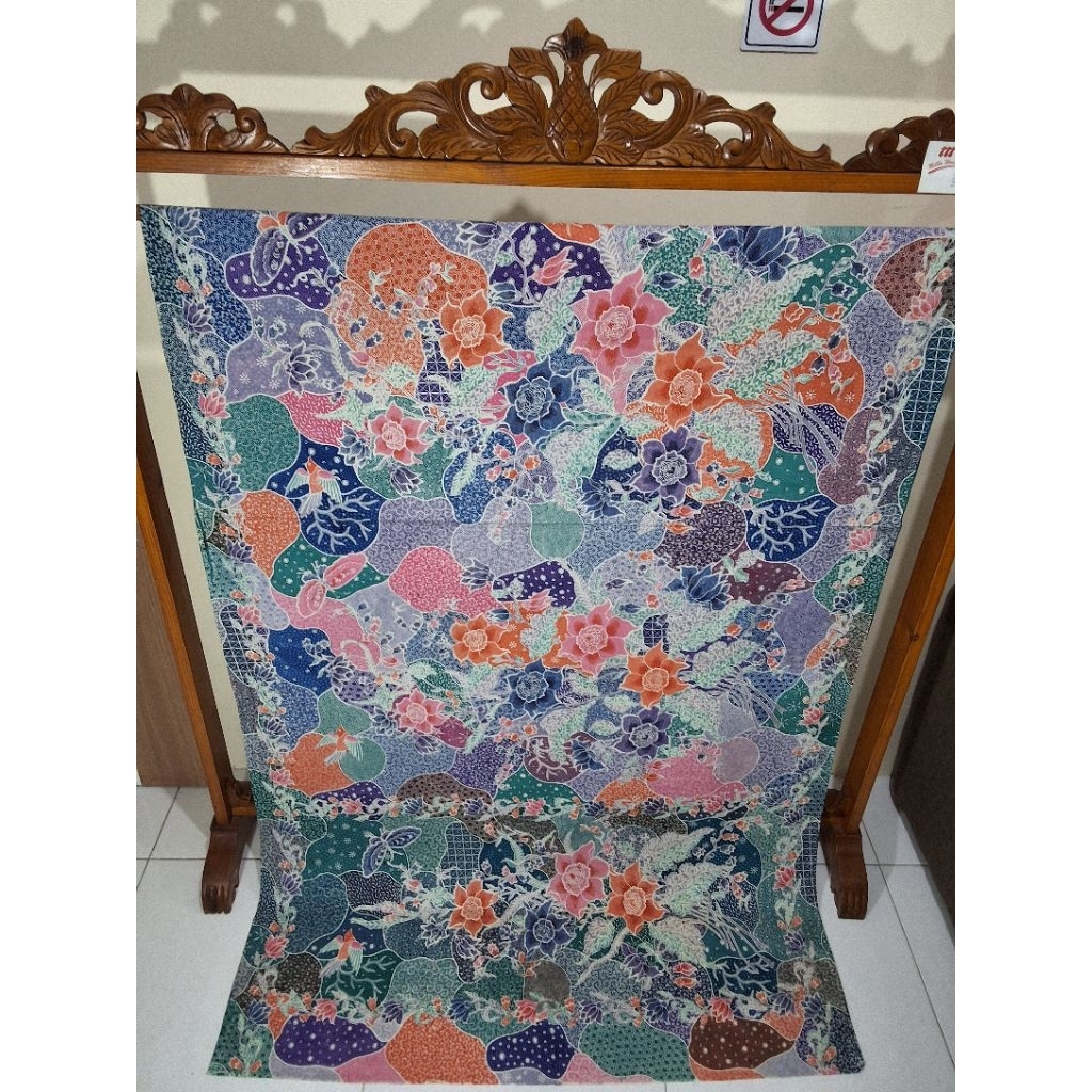 Kain Batik Encim/Kain Buketan/Kain Sarung Batik Encim Buket/Kain Encim