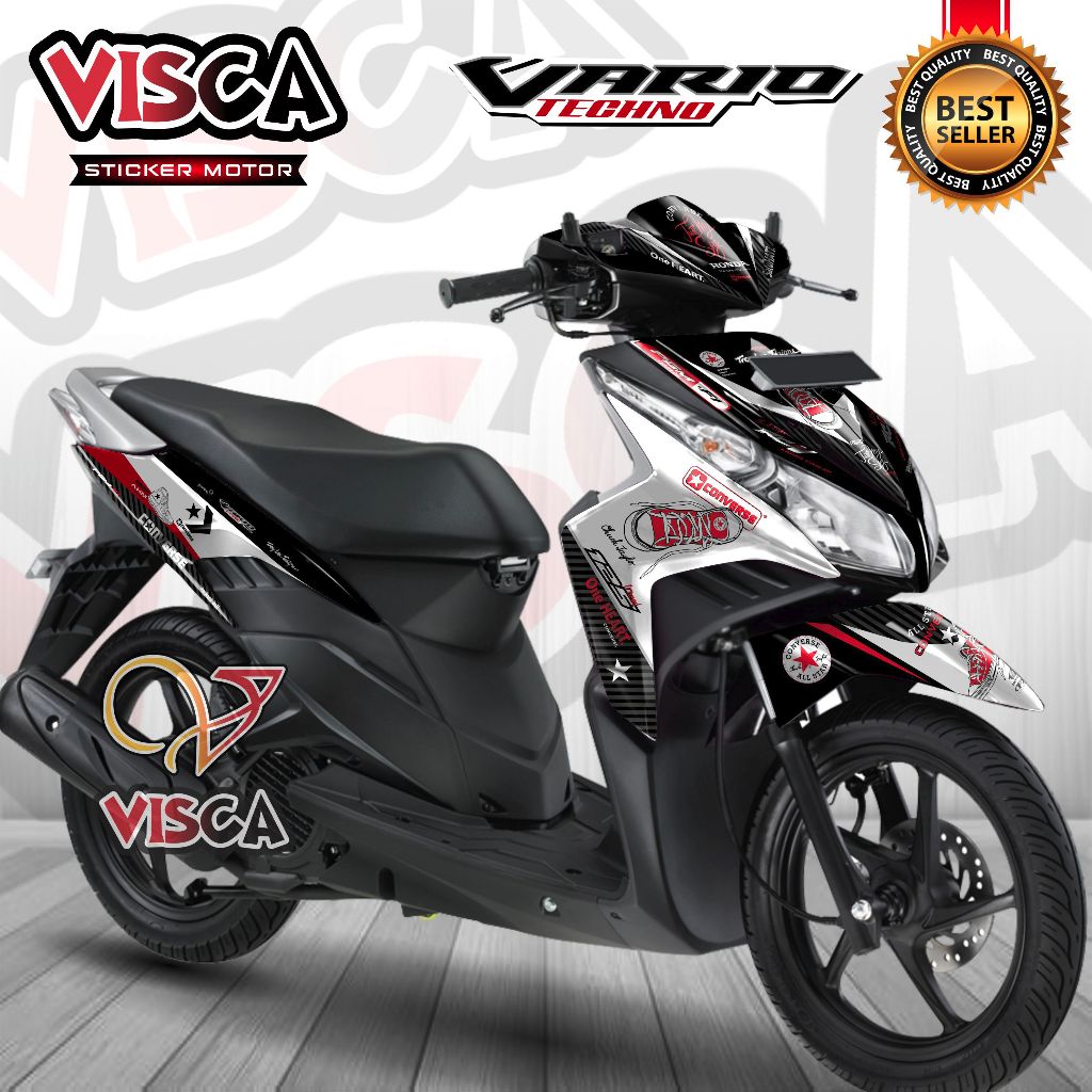 Decal Vario 110 Techno Full Body Stiker Vario 110 Techno Full Body Striping Vario 110 Techno Variasi