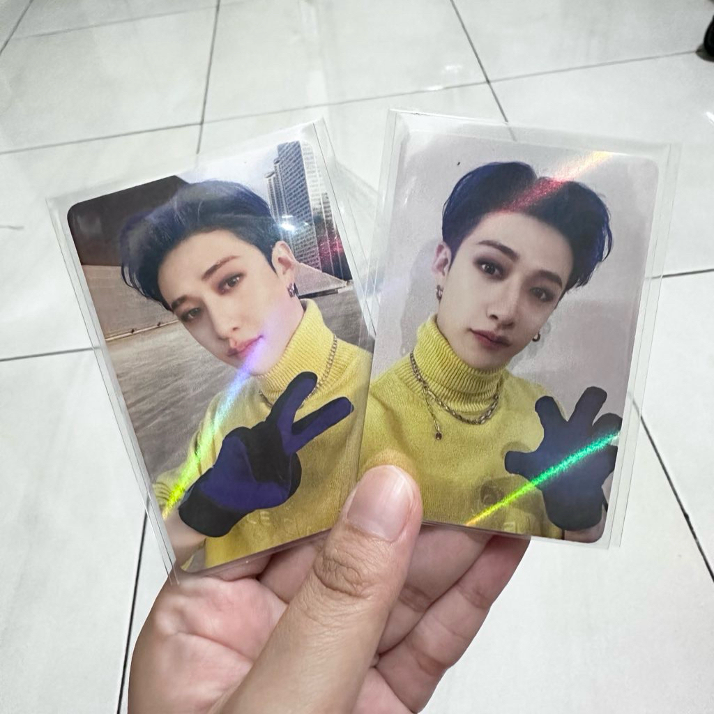 (2 pcs) photocard bangchan oddinary makestar withmuu withdrama