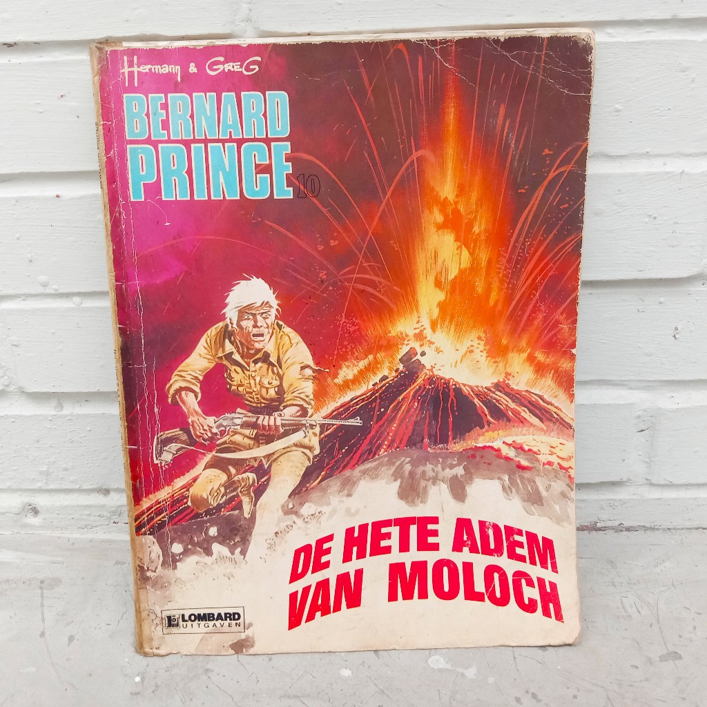 Buku Komik Bernard Prince Vol.10 – De Hete Adem Van Moloch | Hermann & Greg, Lombard Uitgaven Brusse