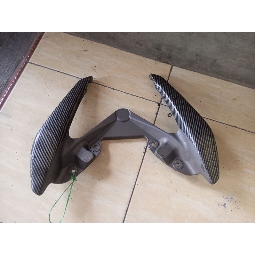 Behel tanduk chrome Nmax old Carbon original copotan