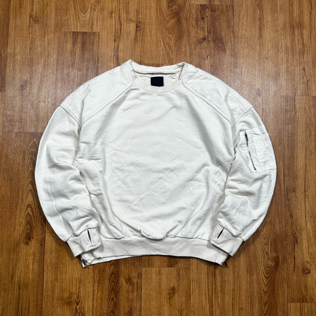 JUUN.J ZIPPER POCKET CREWNECK