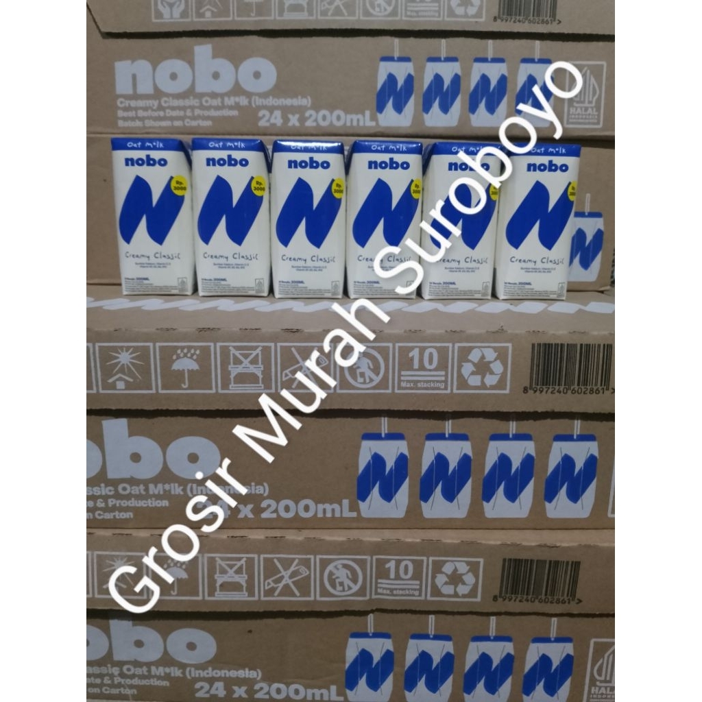 

NOBO creamy classic Oat Milk isi 24x200ml