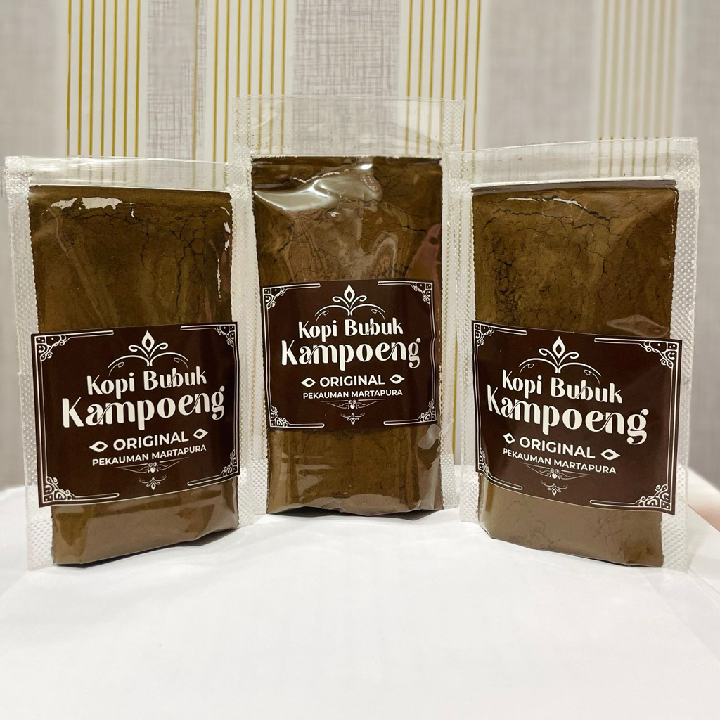 KOPI BUBU KAMPUNG TANPA CAMPURAN CITARASA KHAS MARTAPURA ORIGINAL DAN JAHE  ISI 60 GRAM DAN 100 GRAM