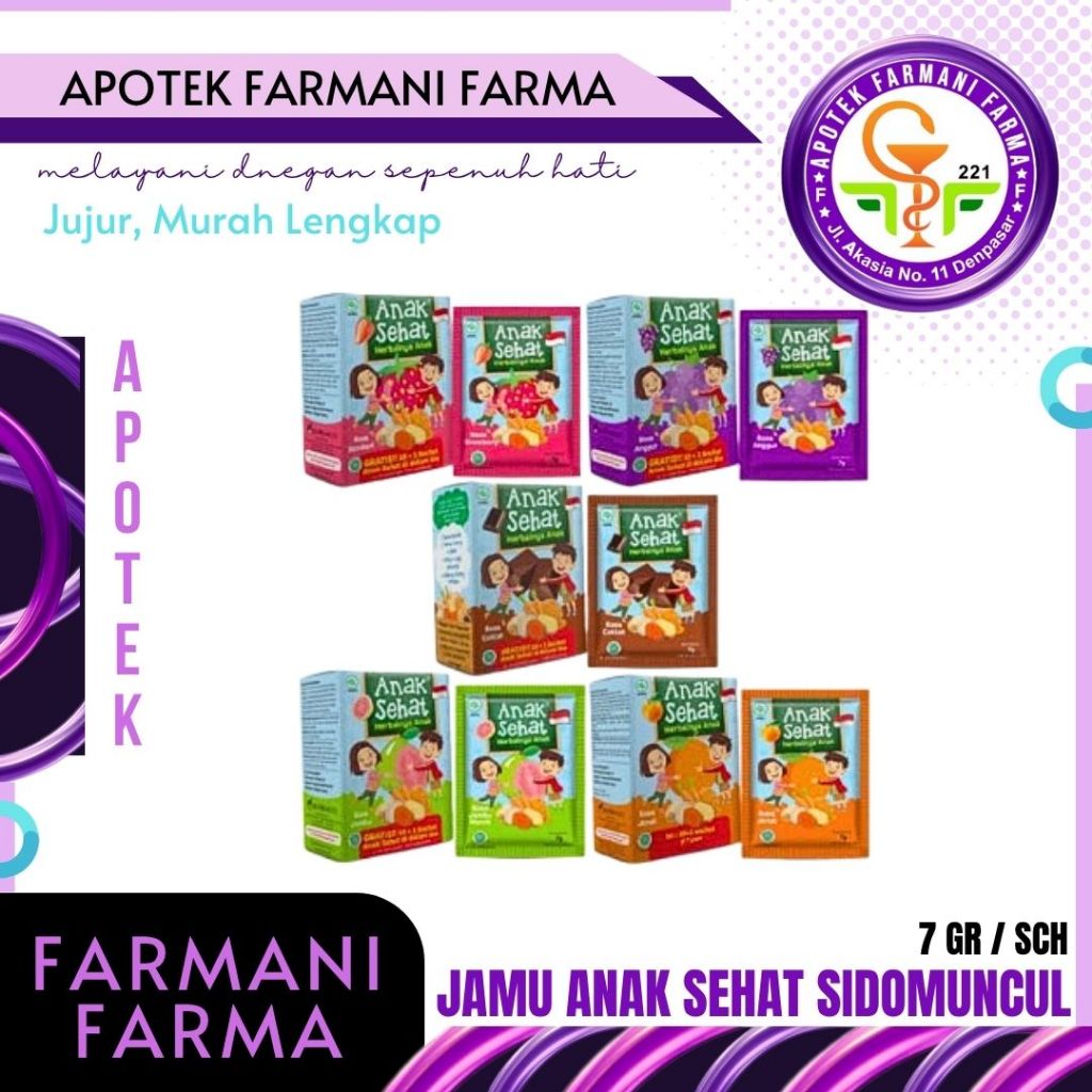 

JAMU ANAK SEHAT ISI 10 PCS BOX / SIDOMUNCUL / MENAMBAH NAFSU MAKAN ANAK / JAMU
