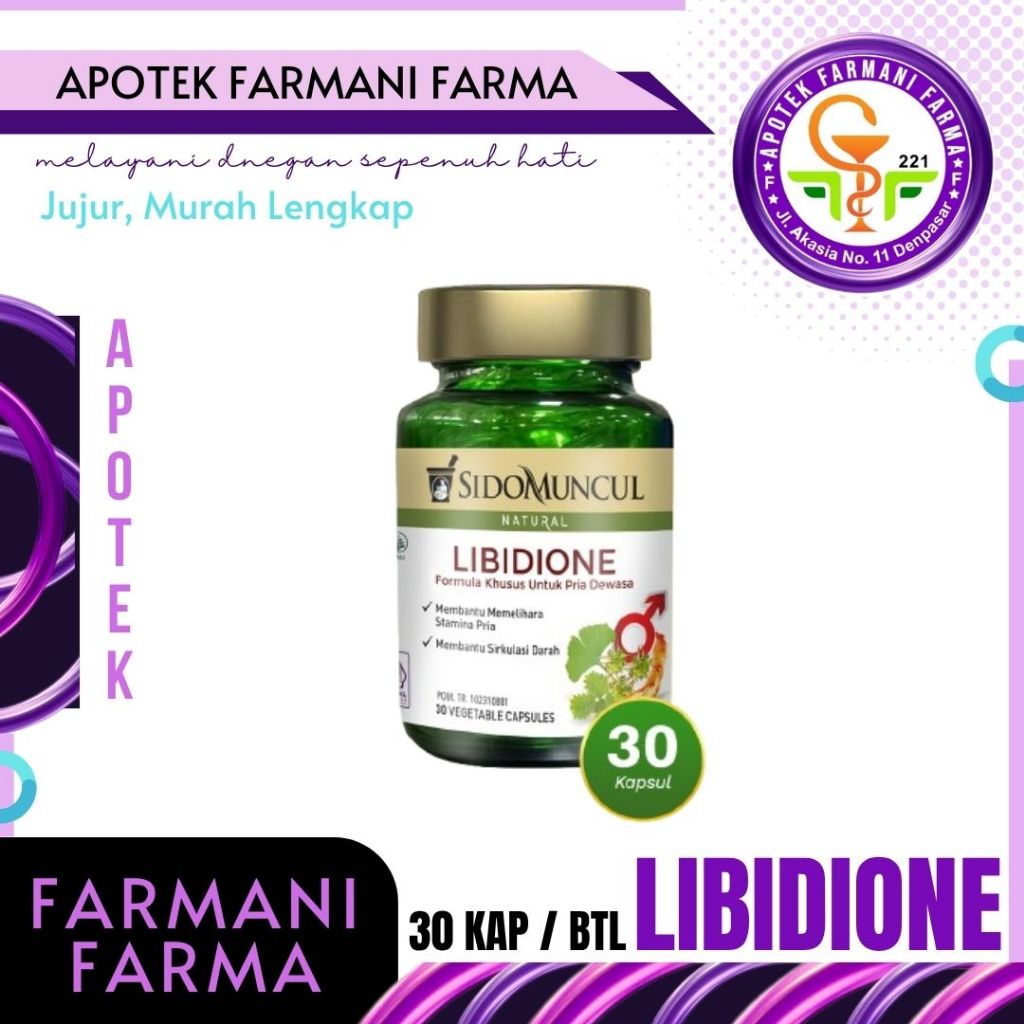 SIDOMUNCUL LIBIDIONE 30 KAPSUL / SIDOMUNCUL / MENINGKATKAN STAMINA PRIA / JAMU KUAT PRIA / STAMINA P