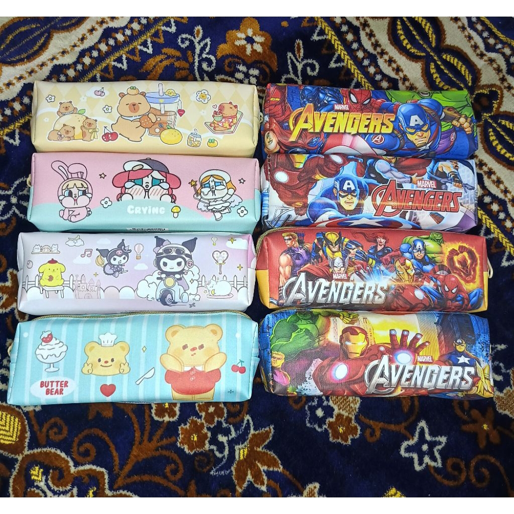 

Tempat pensil murah karakter lucu karakter Avengers Pensil case.