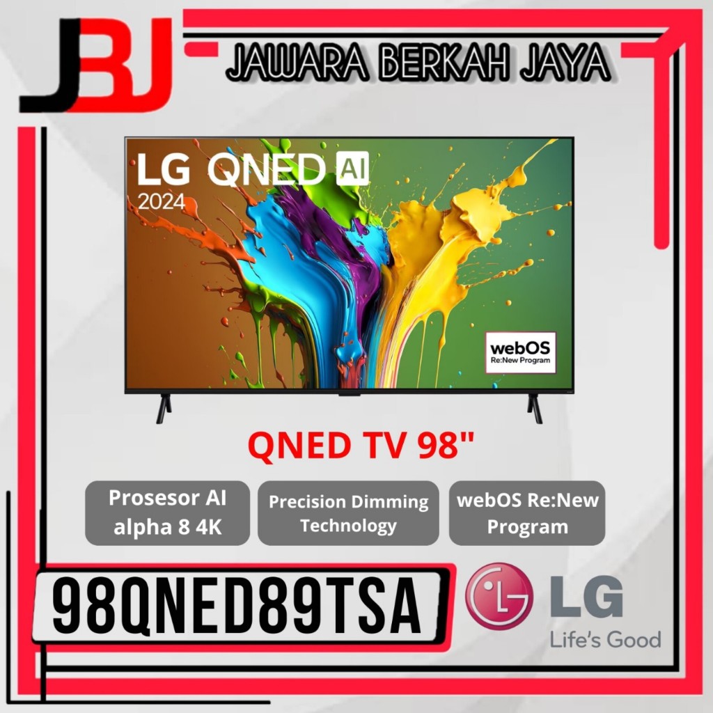 Smart tv LG 98 Inch 98QNED89TSA QNED 4K UHD Smart digital TV LG QNED 98"