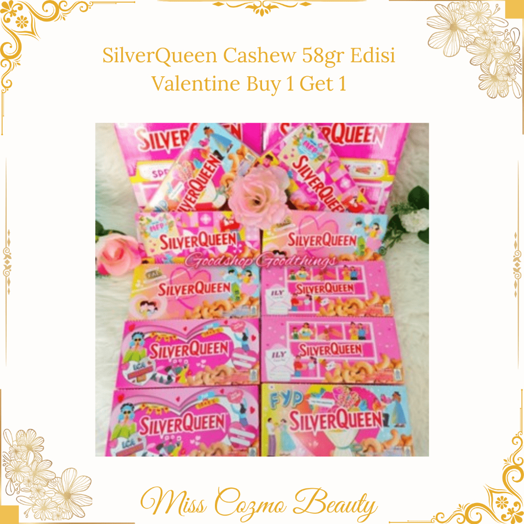

SilverQueen Cashew 58gr Edisi Valentine Buy 1 Get 1
