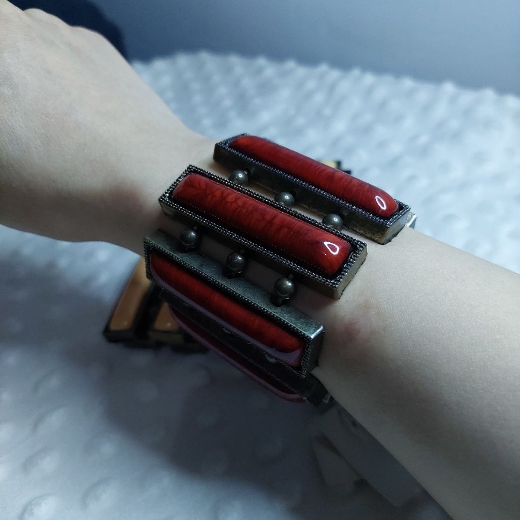 Gelang retro besar karet