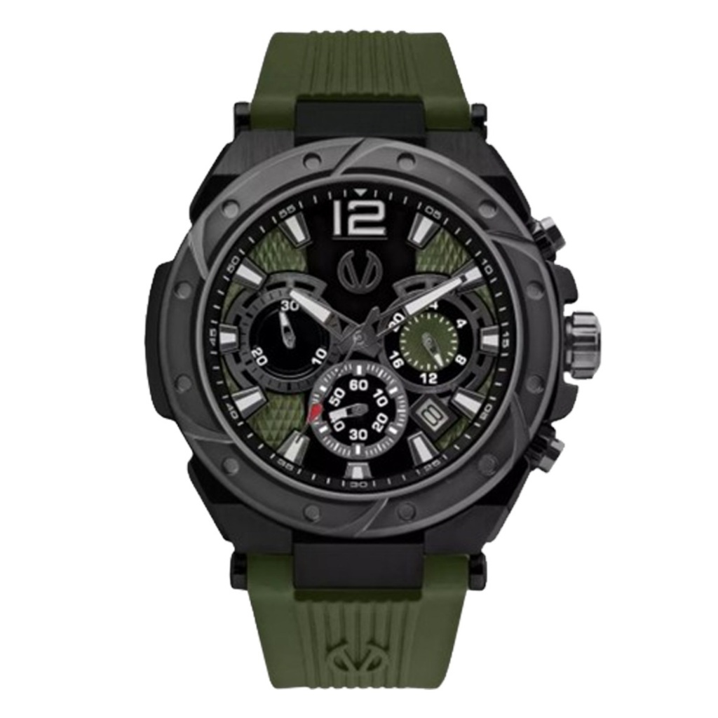 Galery Jam Tangan Christ Verra CV 53604G-36 BLK/GREEN