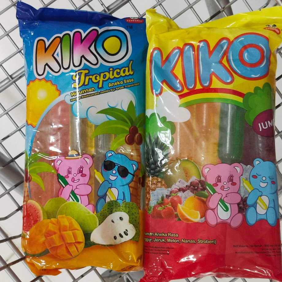 

KIKO Ice Stick Jumbo / Tropical 10pcs x 90ML Minuman Es stik