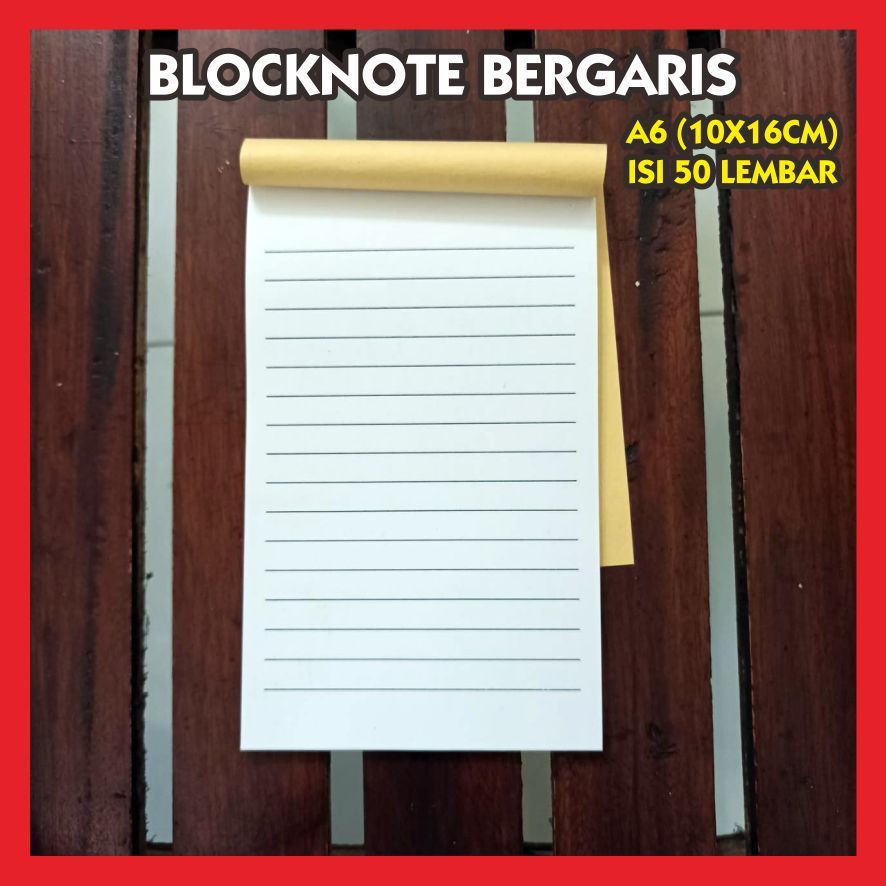 

Blok Note Garis Memo Pad Catatan Notes Bergaris Buku Notepad Kertas Catat Coret Coretan Lembaran Lembar Sobek Sobekan Blocknote Block Nota Polos Kotak
