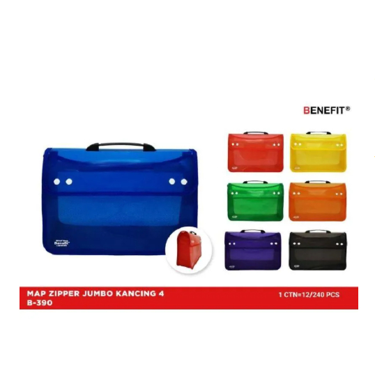 

SCHOOL BAG JUMBO ZIPPER BENEFIT B-3901 KANCING 4
