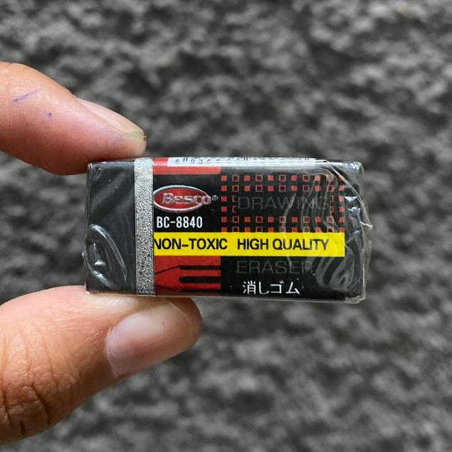 

[PCS] Penghapus Besco Original – Eraser Pensil Karet Lembut Murah & Tidak Merusak Kertas