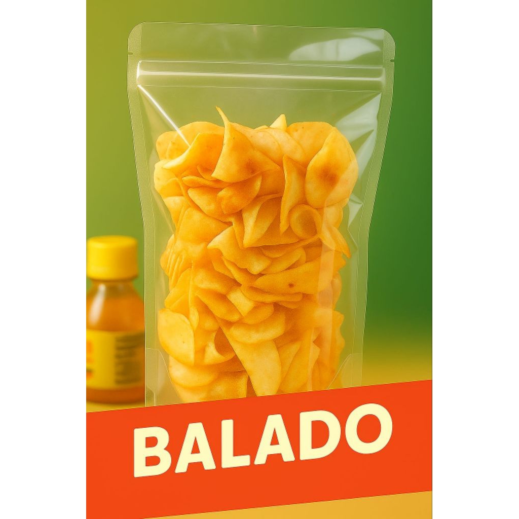 

Cemilan keripik singkong pedas balado pedasnya gurih bikin nagih