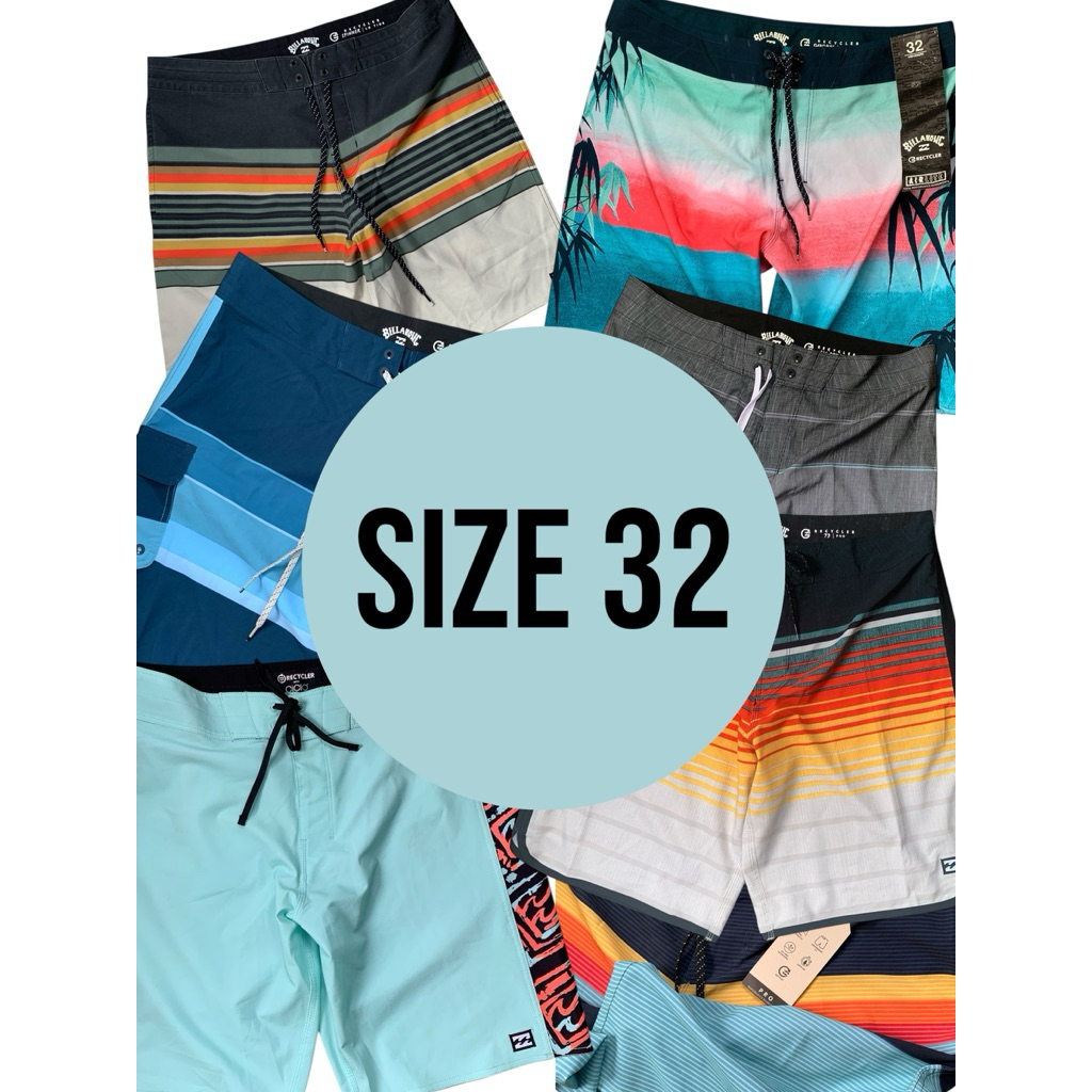 Boardshort Quiksilver & Billabong Original SIZE 32 / Walkshort Billabong / Swimtrunk Billabong Origi