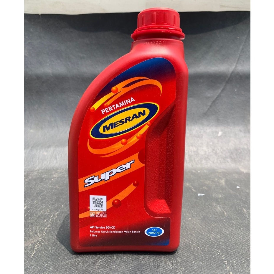 Mesran Super 1Liter Oli mesran mesin bensin
