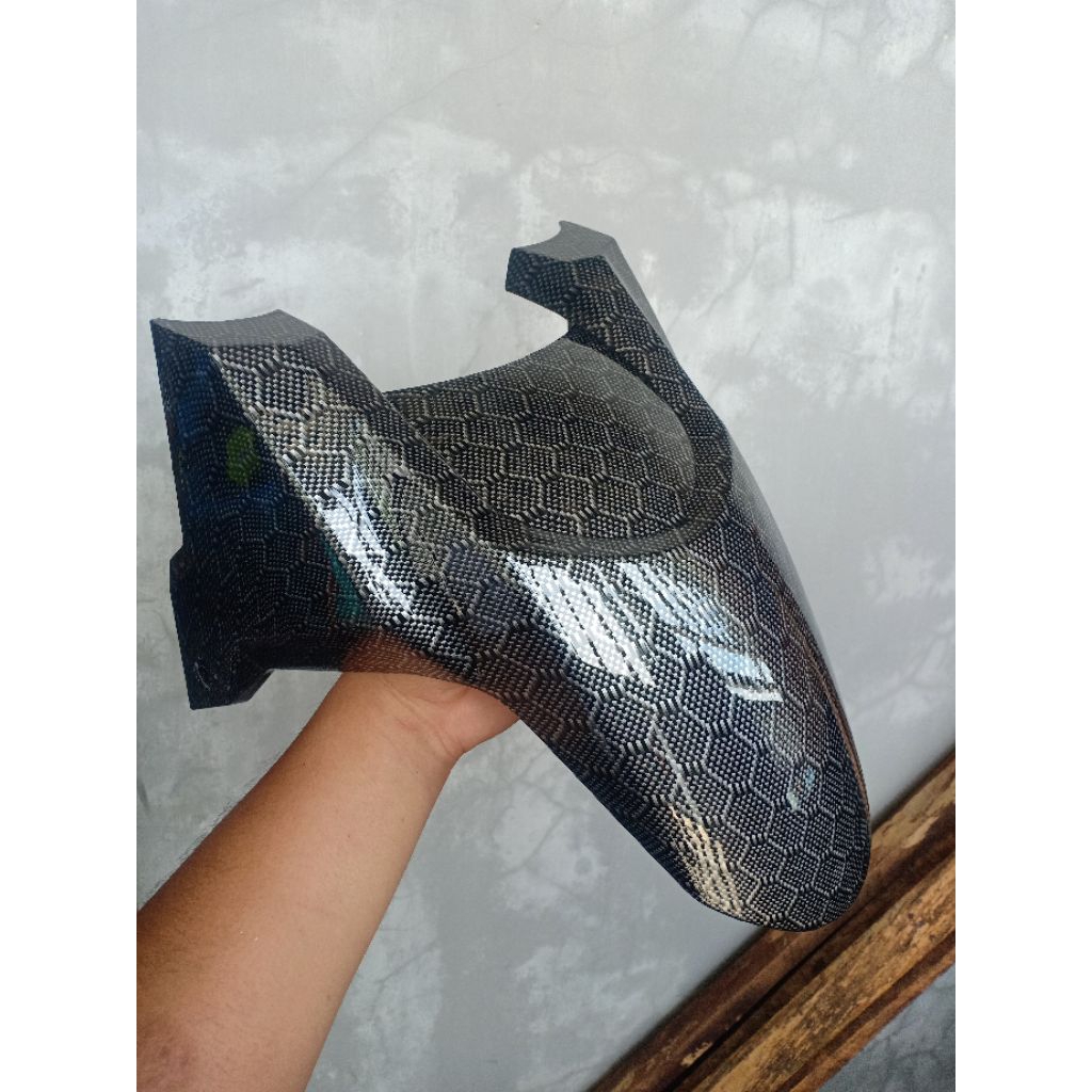 SPAKBOR DEPAN VARIO 160 CARBON WTP HEXAGONAL