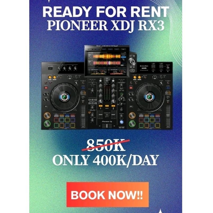 SEWA ALAT DJ PIONEER XDJ-RX 3 TERMURAH