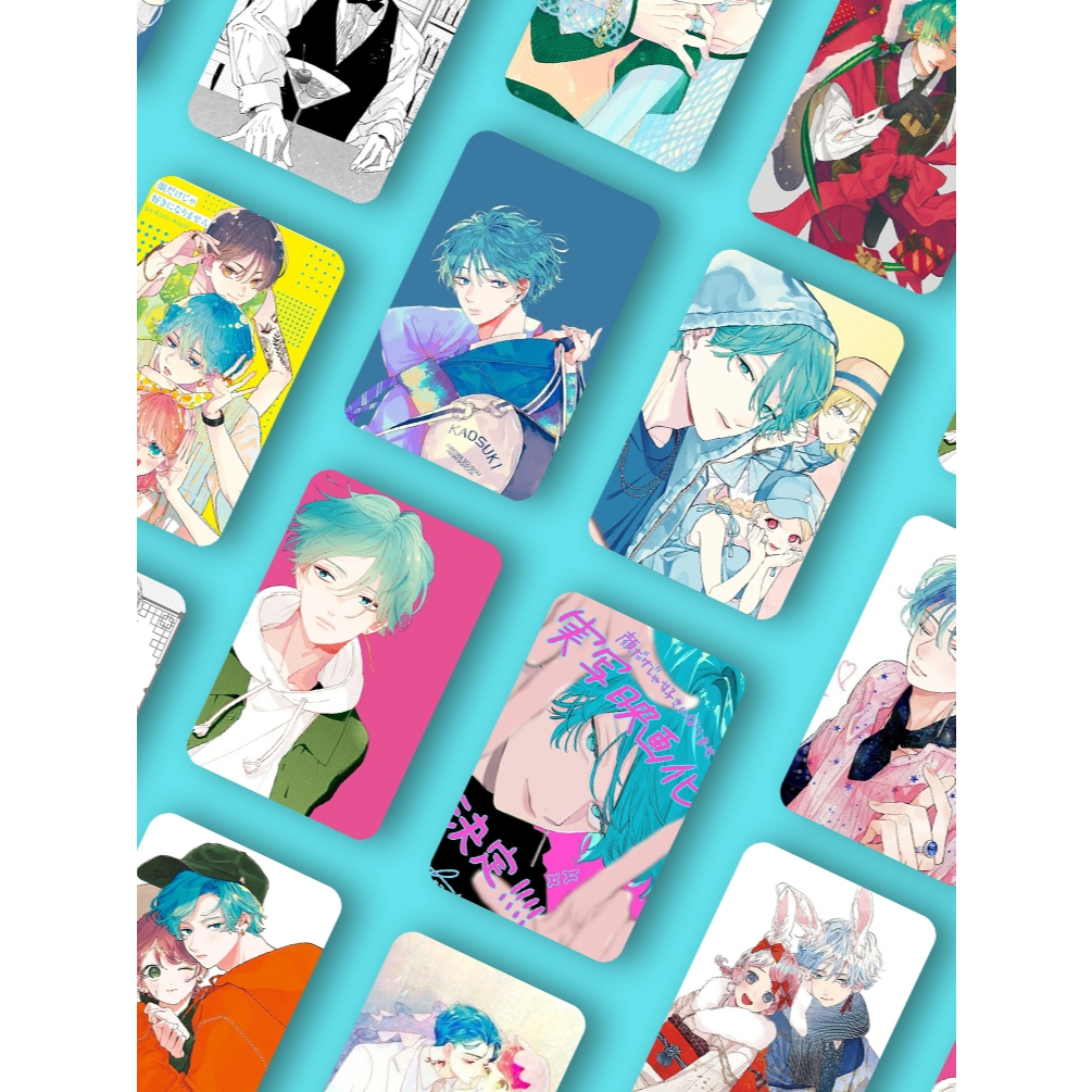 (22 pcs) Koleksi Lomocard / Photocard UGOU KANATO Part 2 black and white & colored mix, Anime Manga 