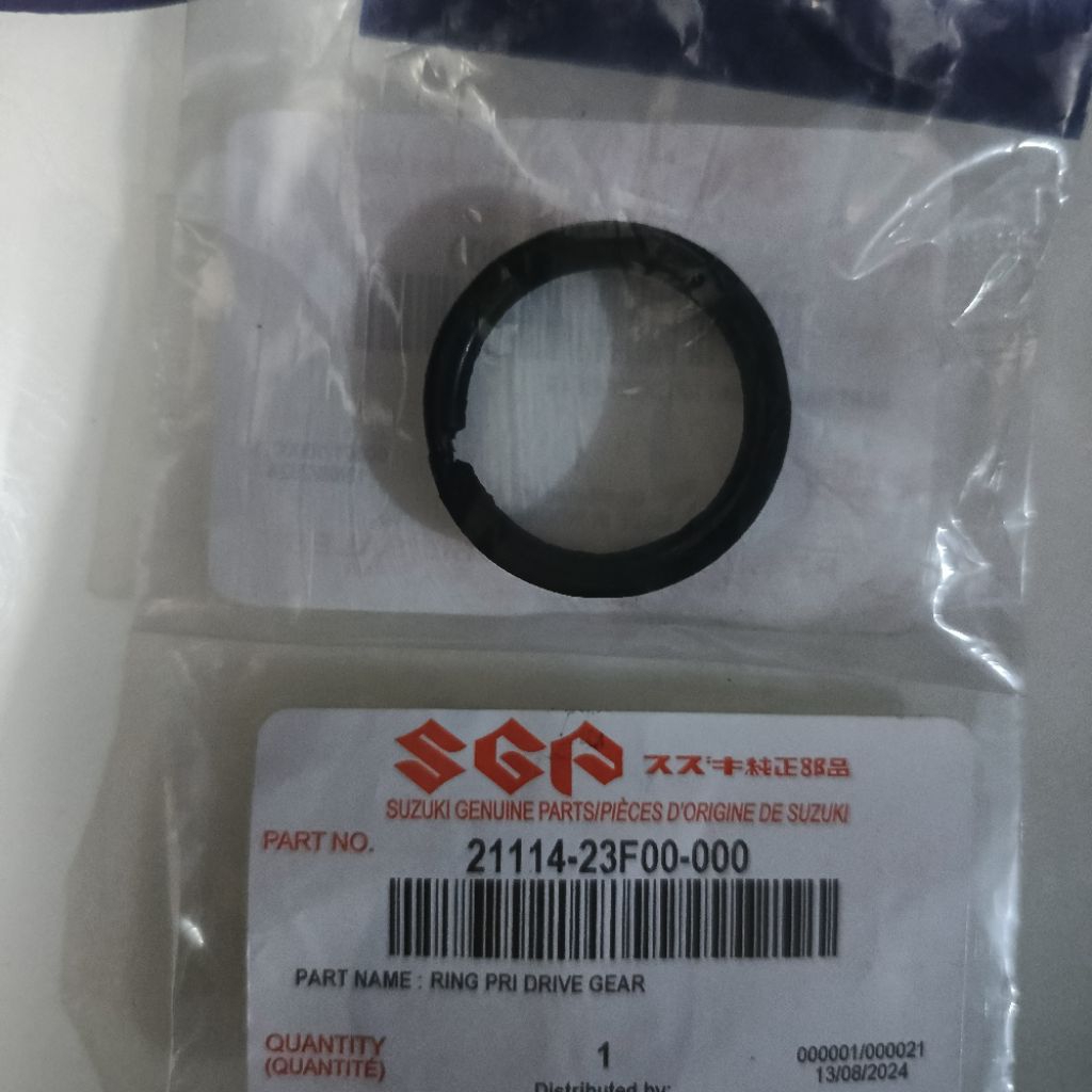 RING CINCIN GEAR PRIMARY MANGKOK GANDA SUZUKI SHOGUN FD125  ORIGINAL SGP 21114-23F00-000