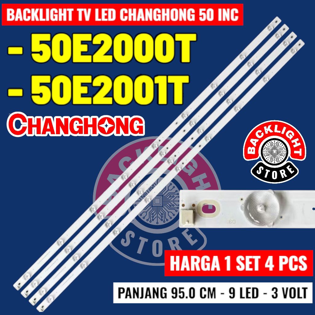 Backlight Tv Led CHANGHONG 50 inc 50E2000T 50E2001T