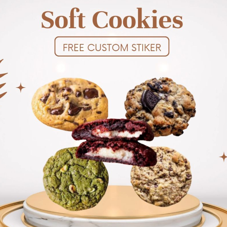 

Best Soft Baked Cookies Premium Termurah Untuk Hampers Natal Lebaran 35 Gram By Venushion (MINIMAL ORDER 3 PCS)