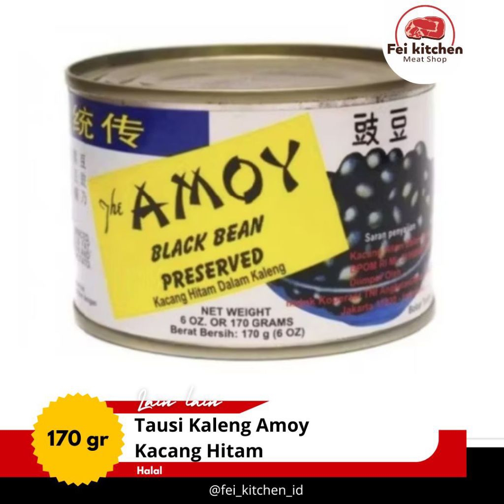 

tausi kaleng amoy kacang hitam 170gr