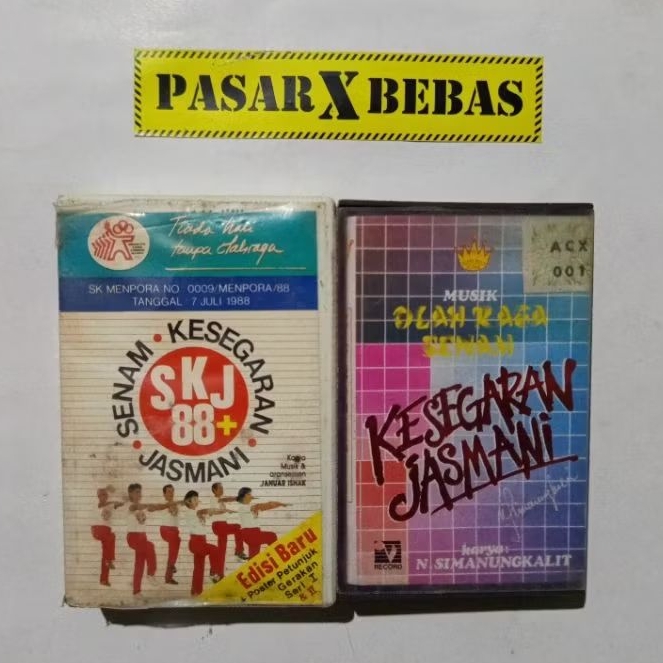 kaset senam kesegaran jasmani - skj