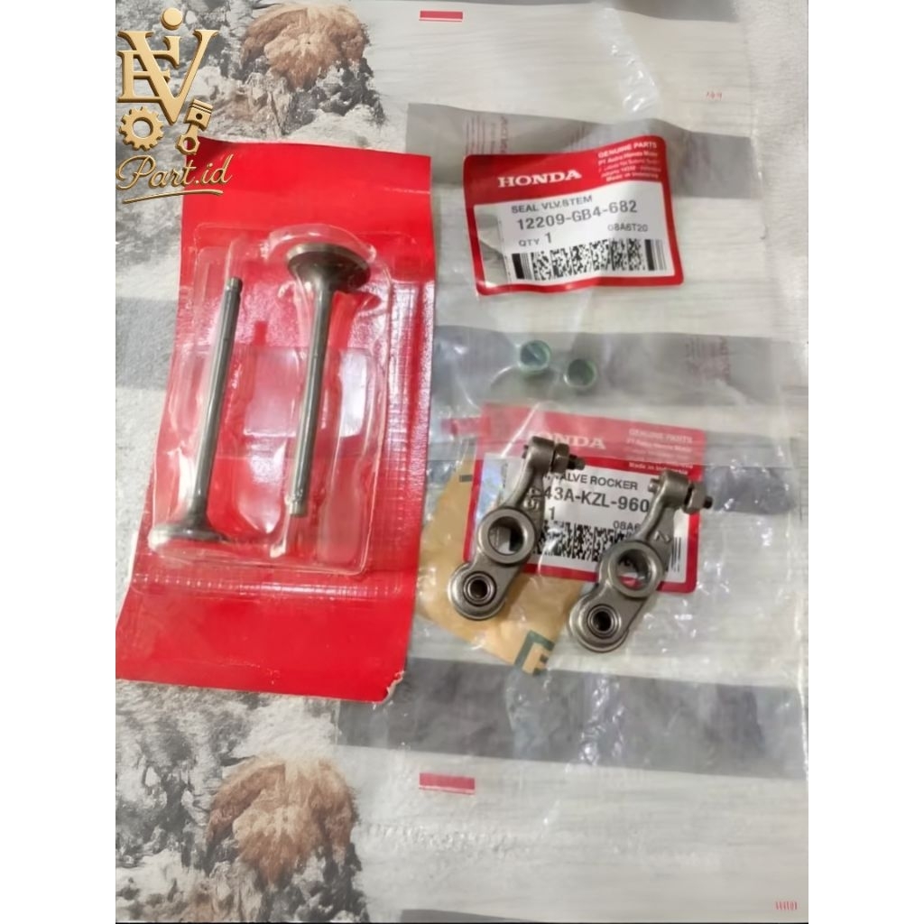 Platuk klep set payung klep seal klep honda beat fi scoopy fi spacy fi(kzl)
