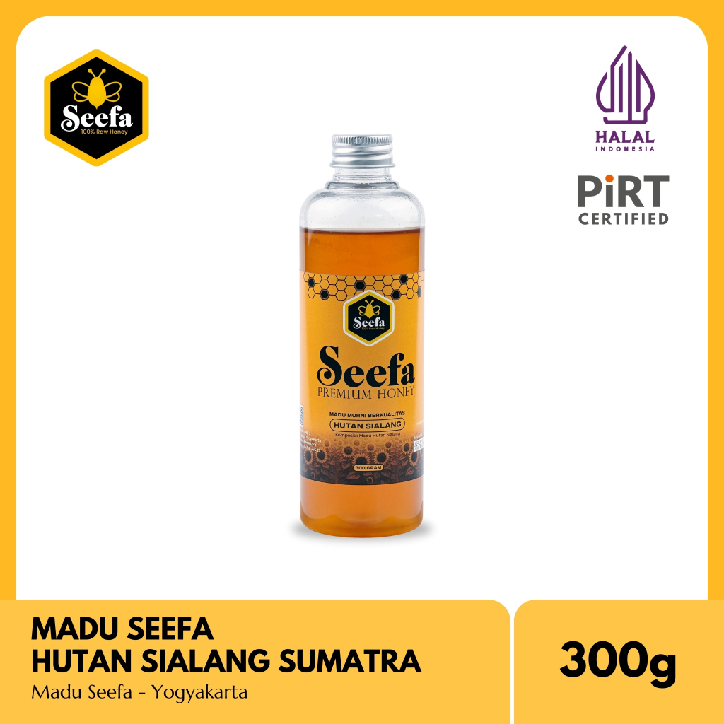 

Madu Hutan Liar Sialang Sumatra Seefa Raw Honey 300 gram Bersertifikasi Halal