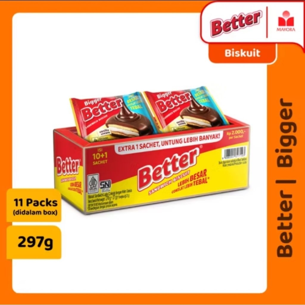 

BISKUIT BETTER BIGGER (isi 10 + 1)