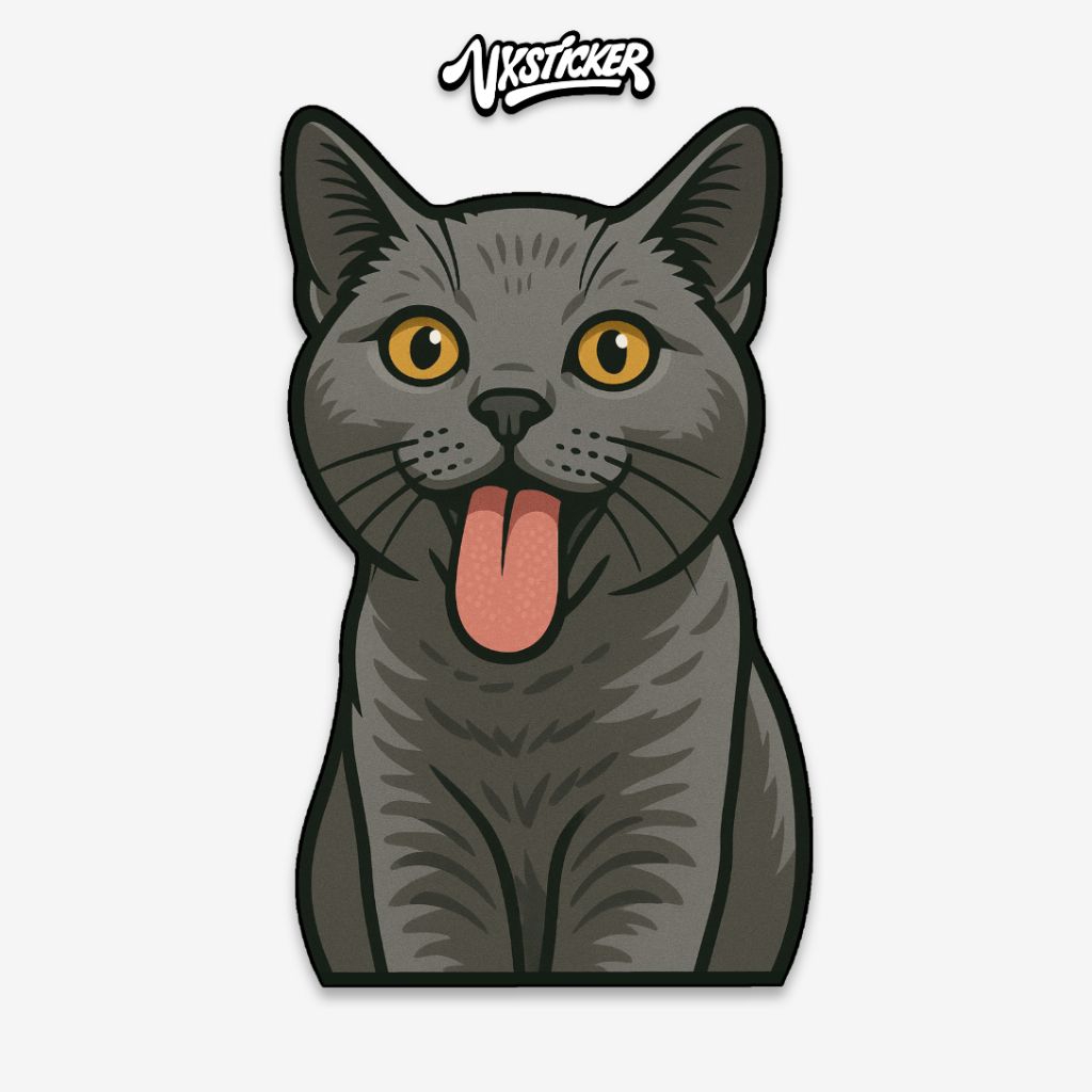 

Stiker/Sticker kucing lucu #54 VXSTICKER