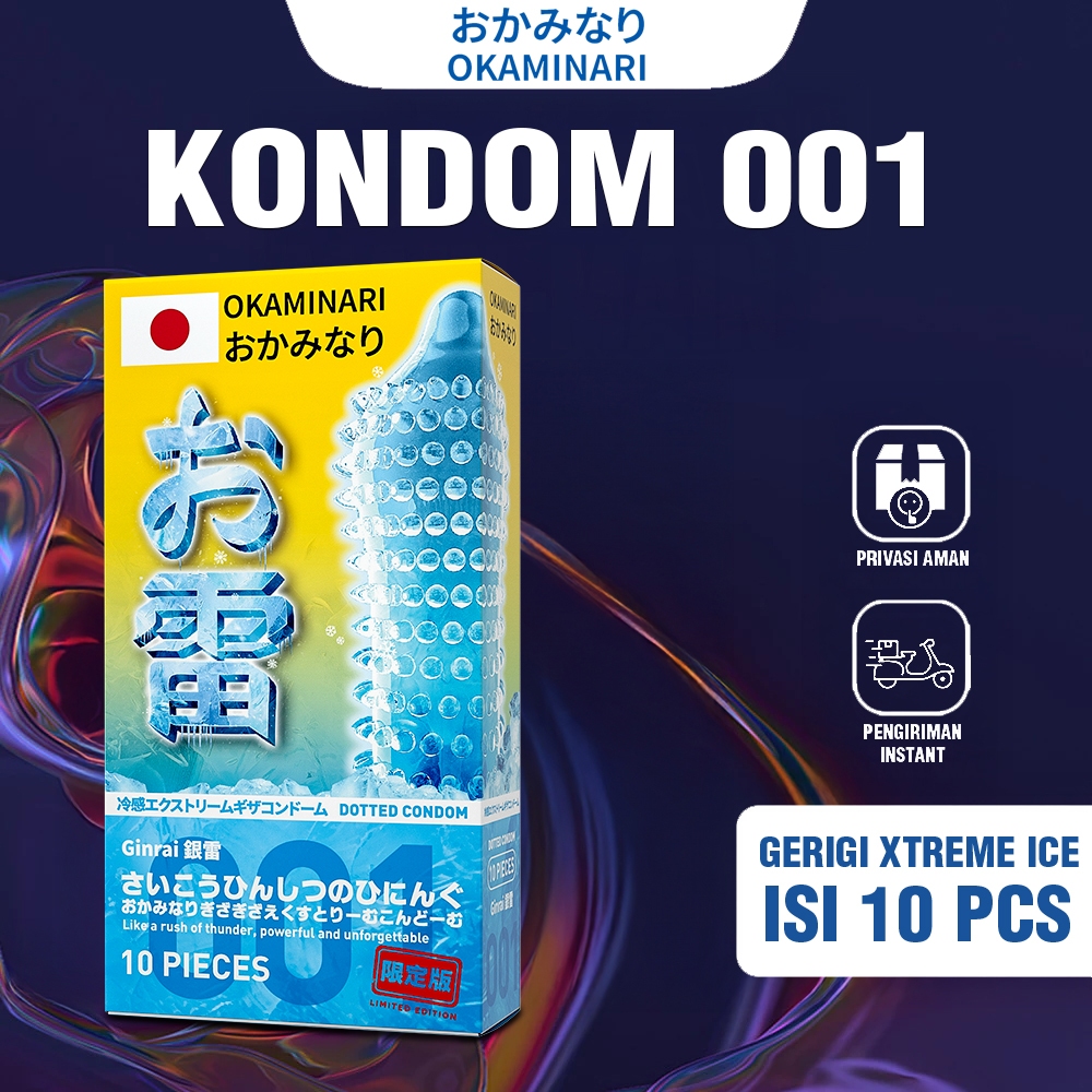 Kondom Gerigi Xtreme Ice Okaminari - Condom 001 Ginrai 10pcs