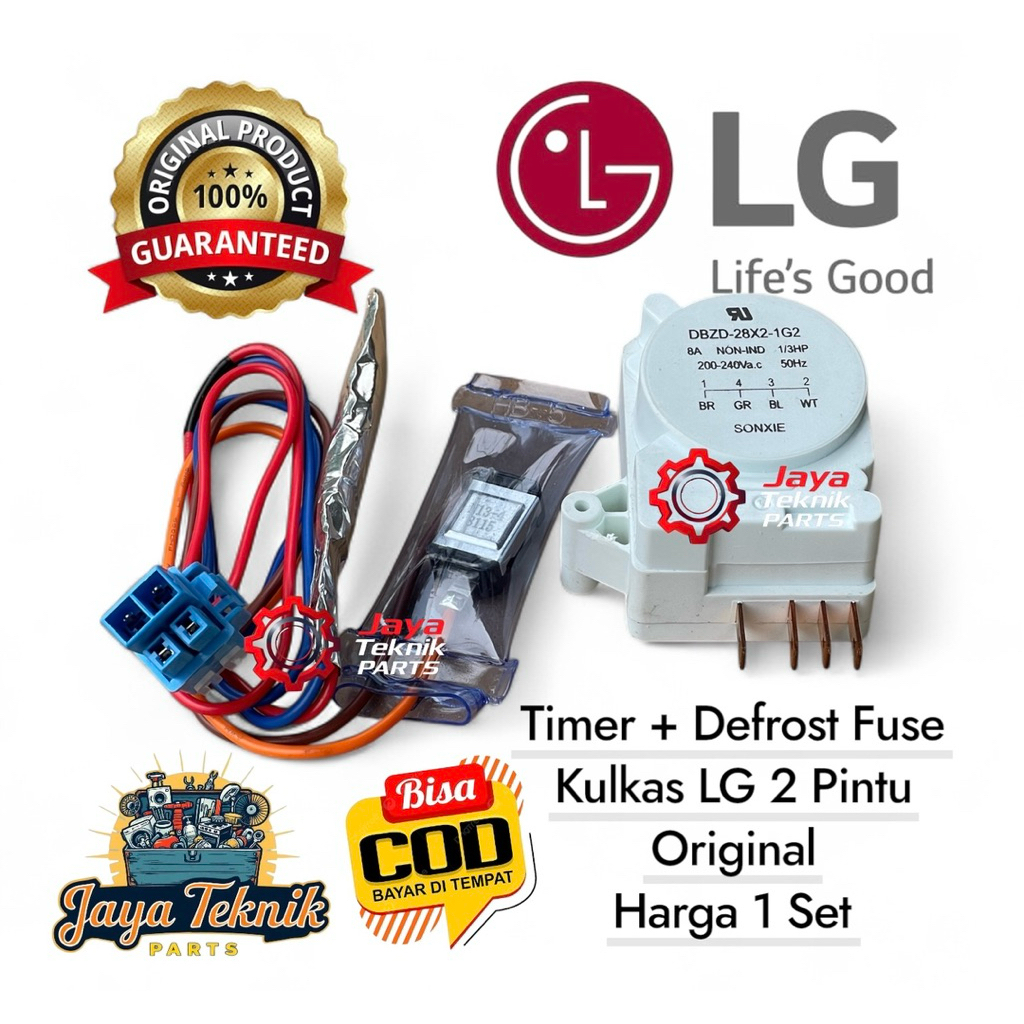 Set Timer Kulkas LG 2 Pintu Original / Timer Kulkas LG Sonxie Dan Defrost Fuse LG Pisah