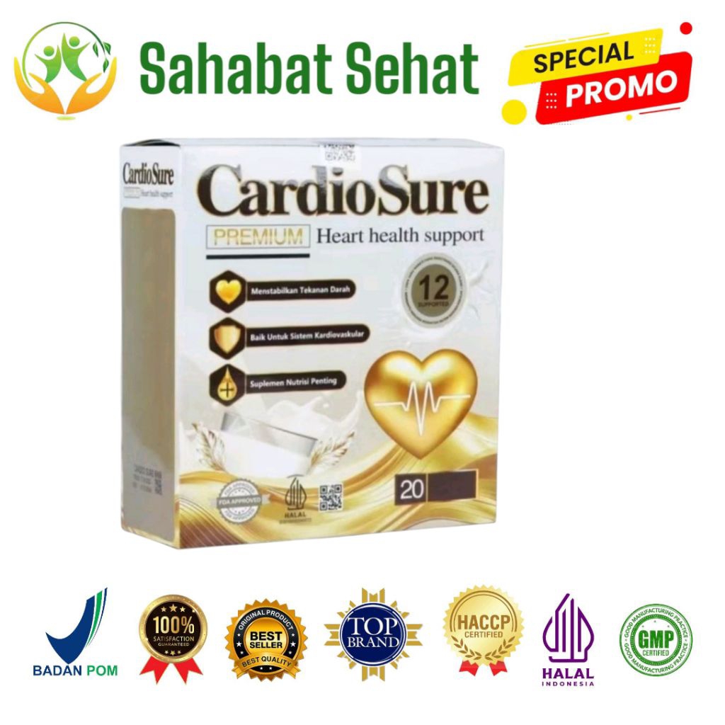 

CARDIOSURE MILK SUSU HIPERTENSI JANTUNG KORONER STRUK KOLESTROL ASAM URAT